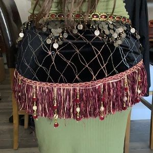 Belly dancing scarf